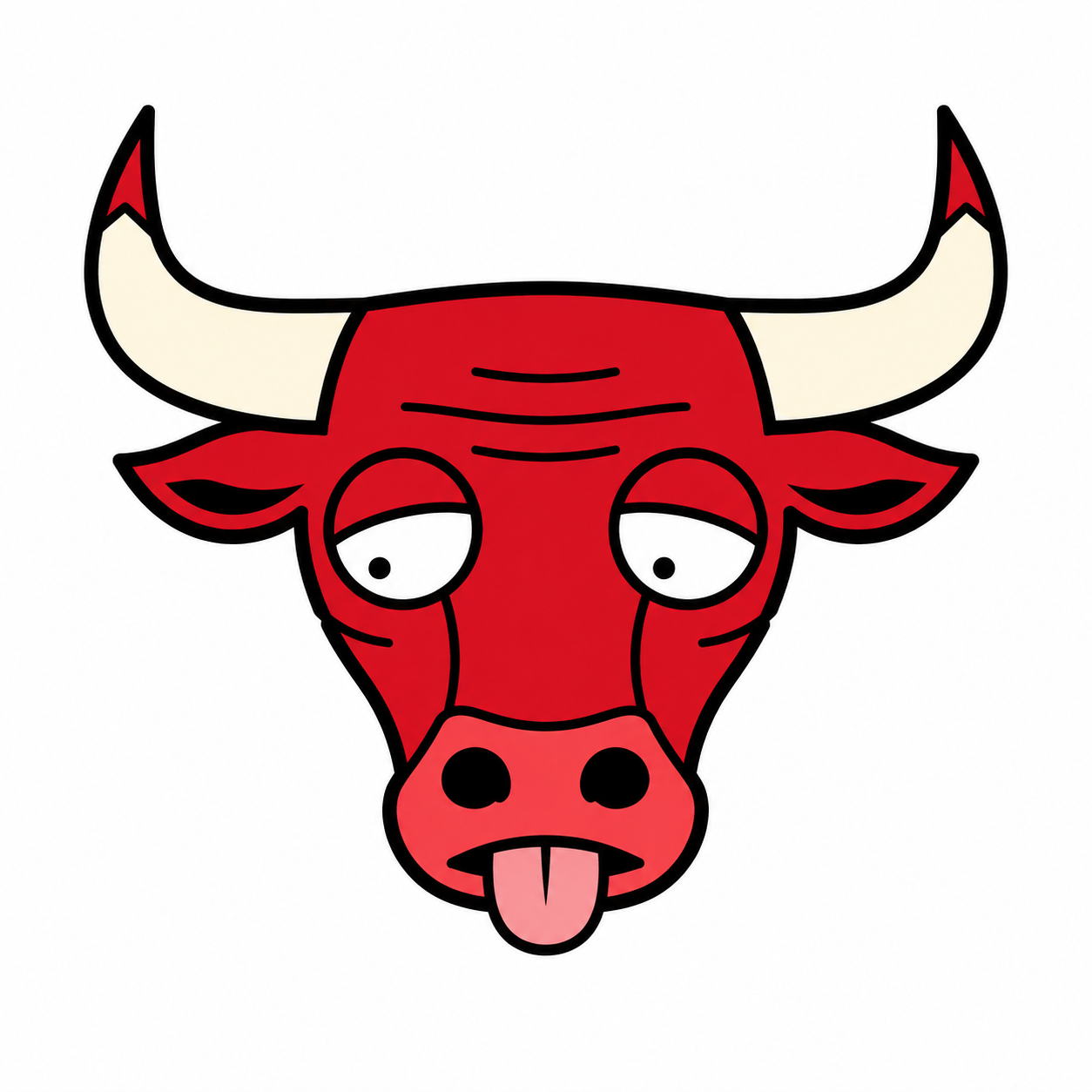 Chicago Bulls dazed bull logo